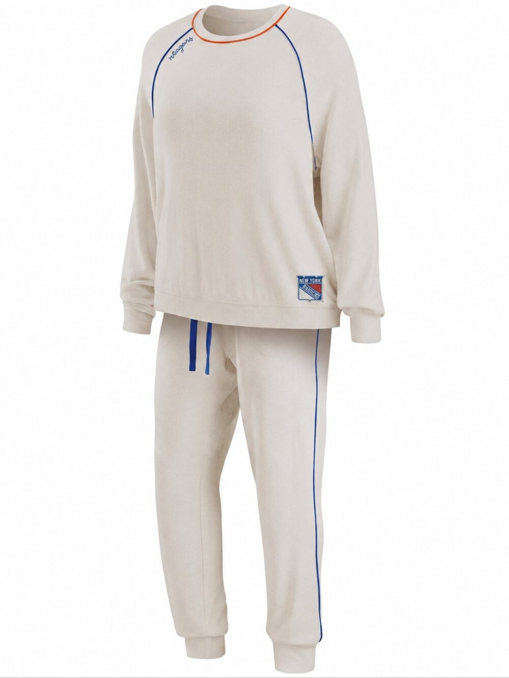 WEAR- Erin Andrews NHL New York Rangers Women’s Pajama Set NWT - Picture 3 of 10